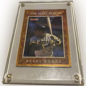 Barry Bonds Rare Insert! 1991 Donruss the Elite Series Baseball Card #09096